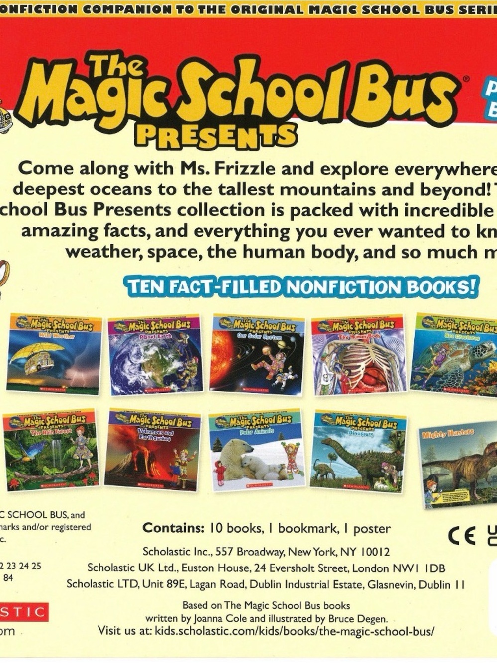 Costco Exclusive collection Magic School Bus 10 Fact-filled Science Books EUC - Picture 5 of 5